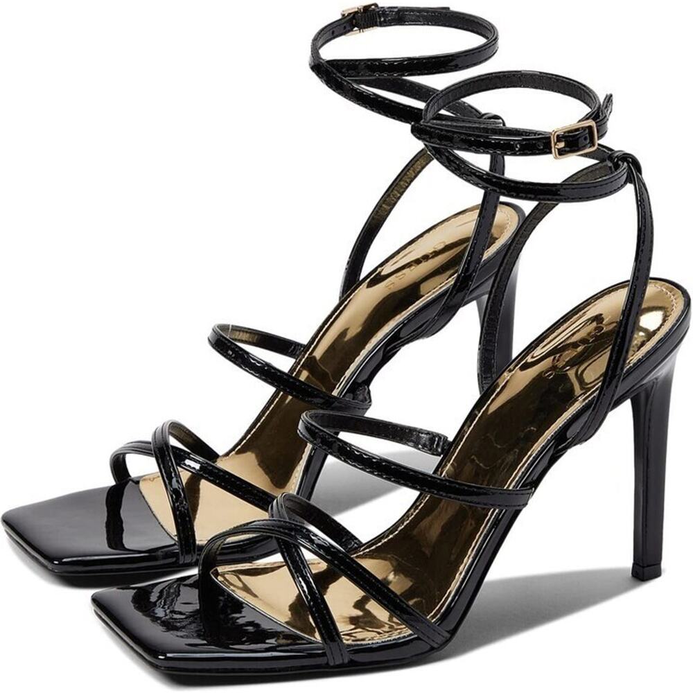 Guess Women's Sabie High Heel Dress Sandals, Black Size 9.5M